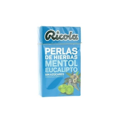 Ricola perlas mentol-eucaliptus s/a 25 g Ricola - 1