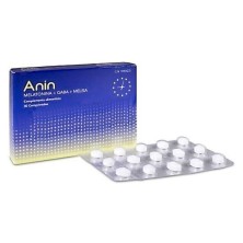 Anin melatonina + gaba + melisa 30 comprimidos Anin - 1