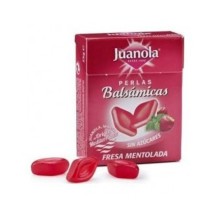 Juanola perlas de fresa mentolada 25 gr