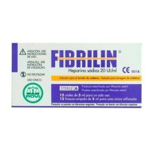 Fibrilin heparina sodica 15 viales x 5ml Fibrilin - 1