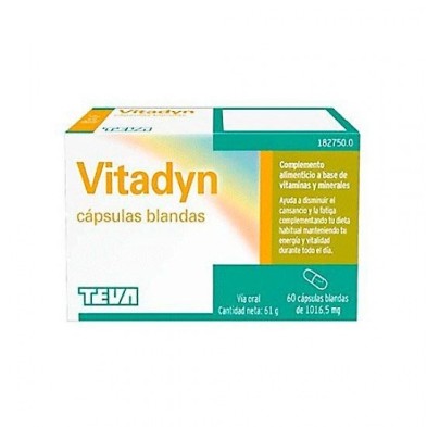 Vitadyn 60 cápsulas blandas Teva - 1
