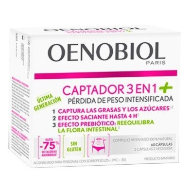 Oenobiol captador 3 en 1 plus 60 comp Oenobiol - 1