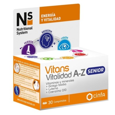 N+s vitans vitalidad a-z senior 30 comp N+S - 1
