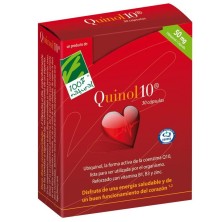 Cien por cien quinol-10 30 cápsulas 50mg Cien Por Cien Natural - 1