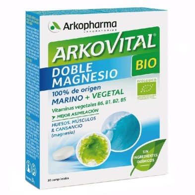 Arkovital doble magnesio bio 30 comprimidos Arkopharma - 1